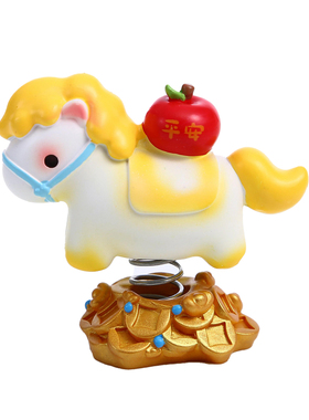 创意马上发财摆件2026马年办公室