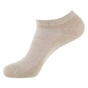 哈尔滨纯亚麻袜子男女夏季薄款矮腰网眼船弹力抑菌防臭简约船袜麻