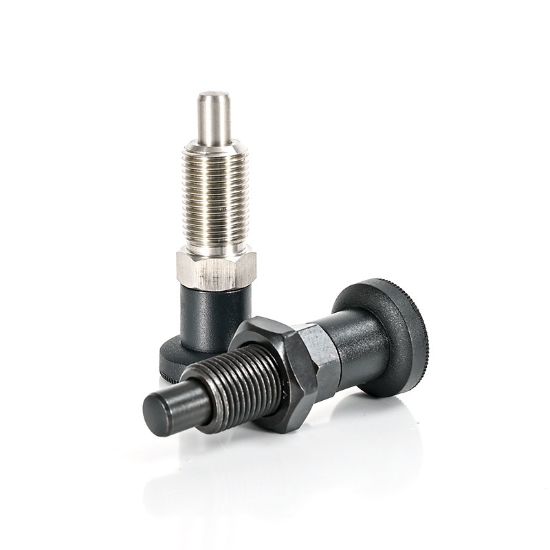 分度销IP-203-AK细牙螺纹复位型钮柱塞GN817-BK弹簧定位销定位柱