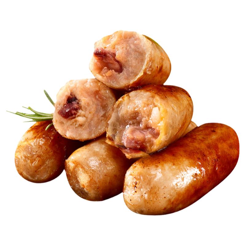 网红地道铁板烧鱿鱼烤肠烧烤味脆皮爆汁肉肠加热即食早餐商用批发