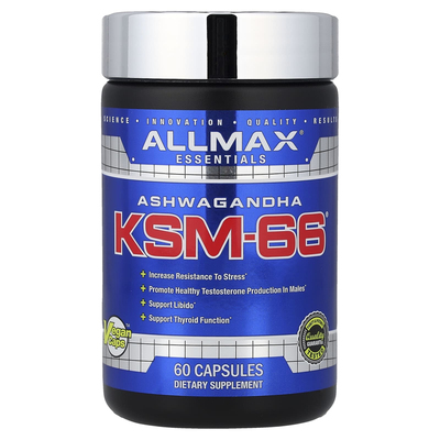 ALLMAX南非醉茄素食胶囊KSM-66活力守护健康好孕