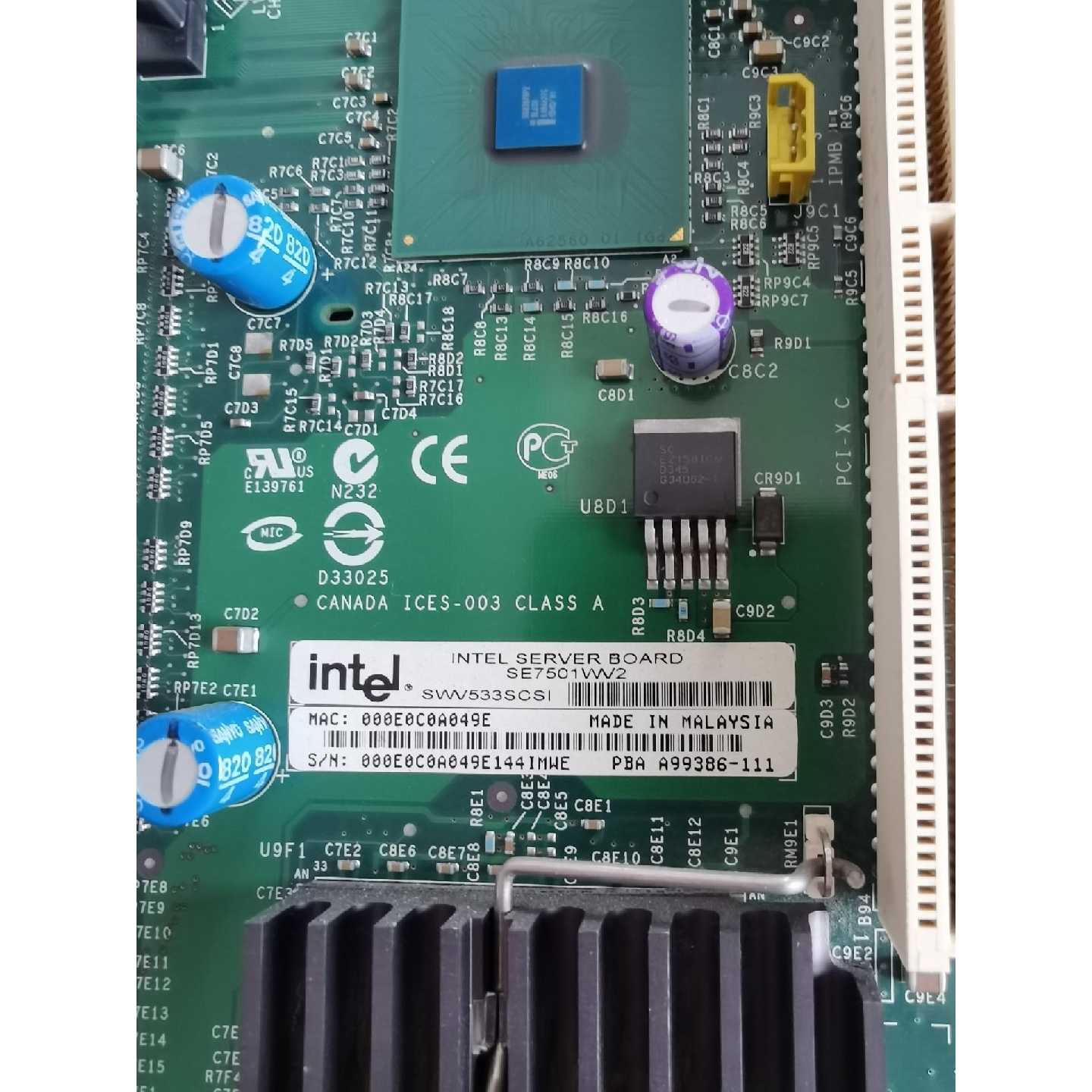 议价原装英特尔SE7501WV2服务器主板双通320MS可维修