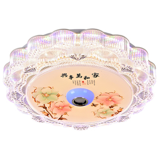 新款LED蓝牙音乐卧室灯家用现代简约温馨浪漫房间饭厅客厅吸顶灯