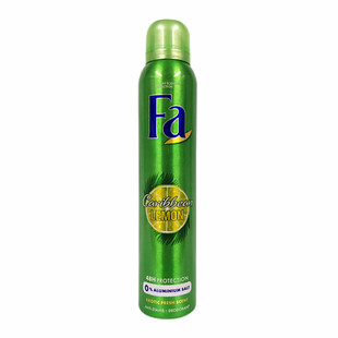德国进口Fa花牌止汗香体喷雾200ml 清新香氛腋下走珠香水柠檬海洋