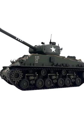 美国谢尔曼M4A3遥控坦克儿童玩具