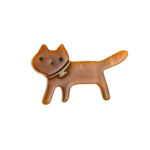 7Do超萌可爱醋酸小猫领口防走光神器磁吸胸针扣男士西装别针配饰