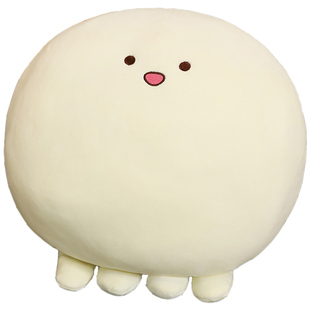 可爱超软章鱼小团子公仔解压毛绒玩具女生睡觉抱枕创意七夕节礼物