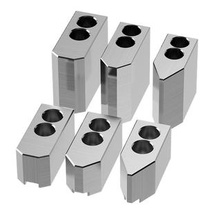 液压卡盘三爪卡爪6寸8寸10寸12寸软爪加高爪油压卡爪夹具小料定制