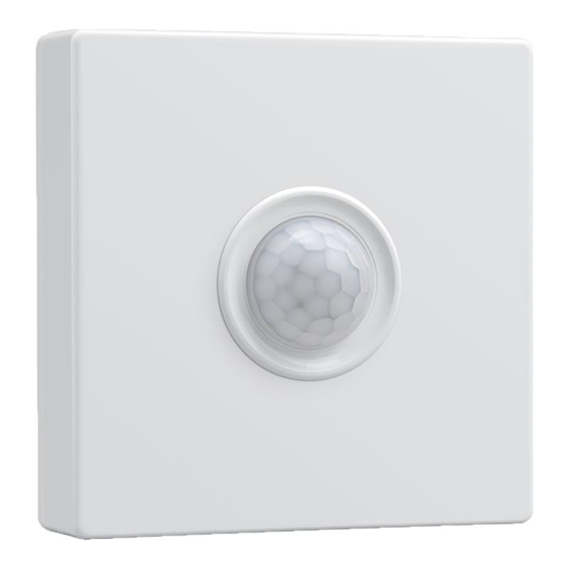 明装人体感应开关220v人走灯灭光感光控楼道红外线感应器智能延时