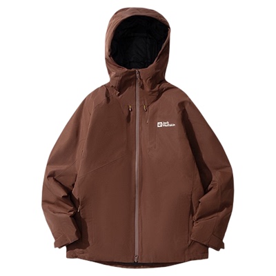 狼爪男款连帽防水防风鹅绒羽绒服