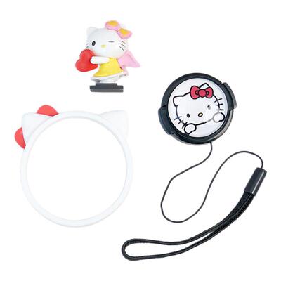 耐影kitty猫卡通热靴盖镜头盖