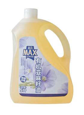冷榨MAX有机亚麻籽油5L升装盒马