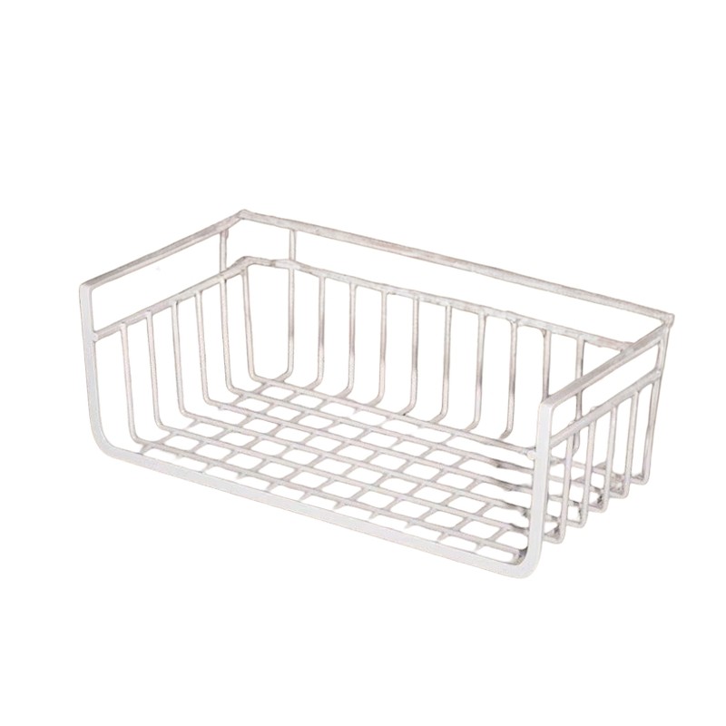 厨房吊柜门下置物架悬挂吊篮挂架分层储物架挂纸巾保鲜膜收纳架子