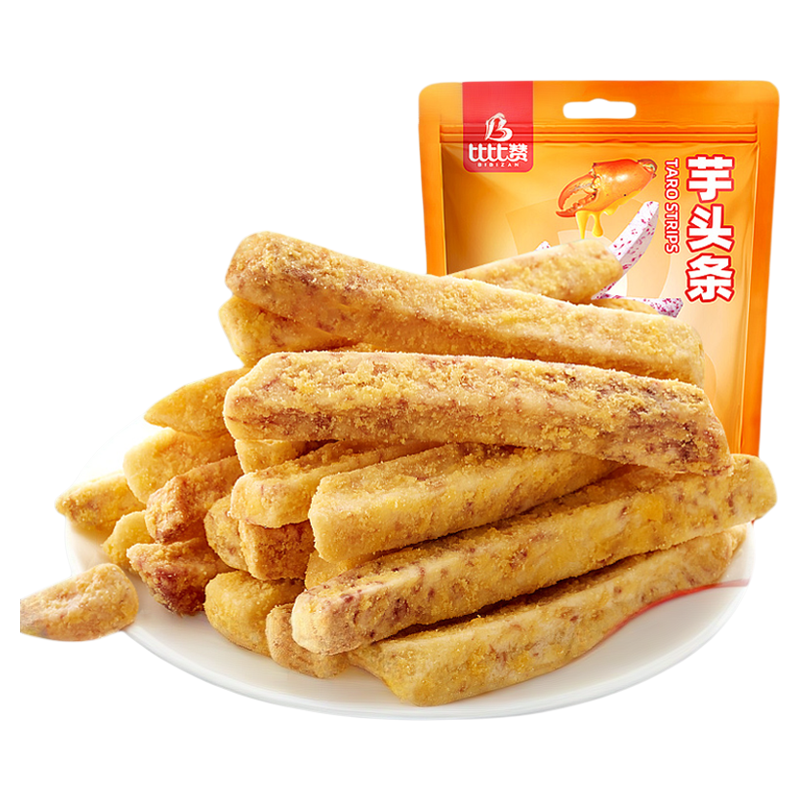 比比赞_咸蛋黄芋头条10包_非油炸