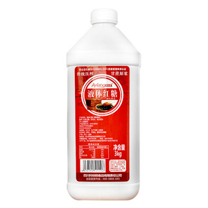 阿依郎液体红糖3kg*6瓶整箱商用冰粉凉糕糍粑专用糖浆红糖水