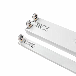 佛山照明t8led灯管双管平盖支架0.9m28w塑料灯管车间工作台日光灯
