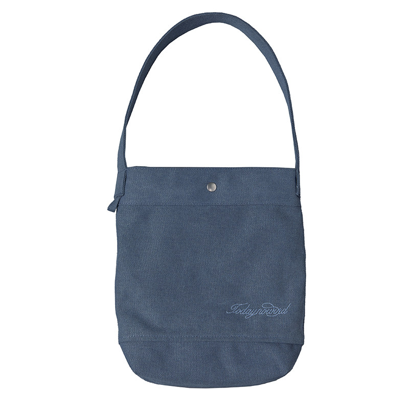 todaynowind石磨水洗做旧帆布包tote bag刺绣单肩托特小包 MUSÉE