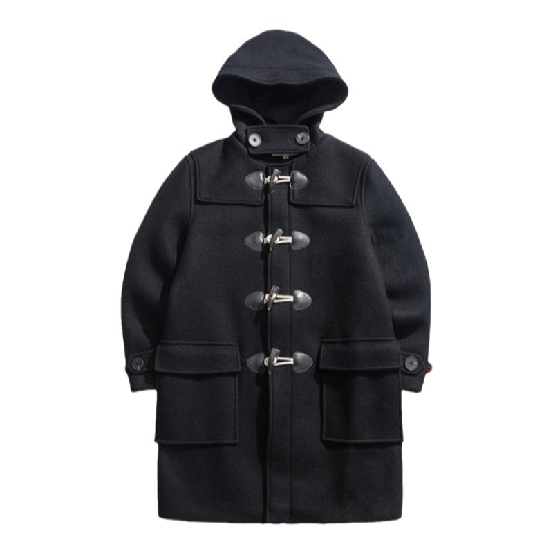 ACE 浮生出品 Duffle coat 达夫尔/渔夫大衣进口重磅针织粗呢80毛