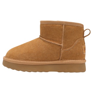 星期六童鞋儿童厚底雪地靴冬季新款加绒保暖防滑女童短靴休闲棉鞋