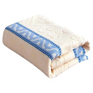 毛巾被纯棉全棉老式80年代怀旧毛毯盖毯毛圈毯子夏季不掉毛毛巾毯