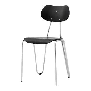 HACOSN北欧简约设计师款餐桌椅子家用靠背椅轻奢网红复古休闲餐椅