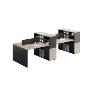 职员办公桌员工位办公室四人六人卡座公司写字楼家具工位桌椅组合