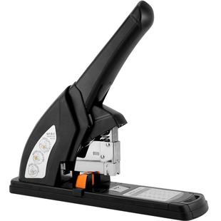 得力订书机办公用装订机大号重型加厚大型钉书机100页多功能省力中号订书器通用型大码定书机50页订厚书神器