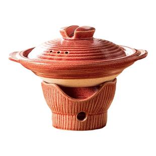 万土烧日式粗陶土锅煲仔饭砂锅黄焖鸡陶瓷浅口海鲜干锅酒店餐厅用