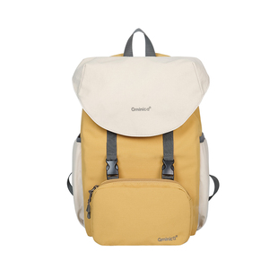 25Qminica官网新款亲子妈咪包轻量化大容量母婴外出轻便奶爸背包