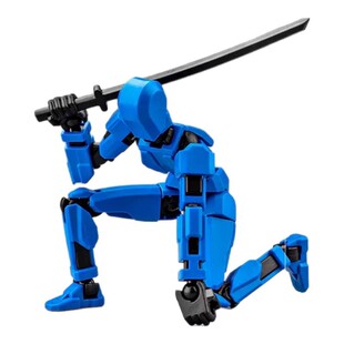 多关节可动3D打印人偶萝卜小机器人手办模型儿童积木拼装玩具男孩
