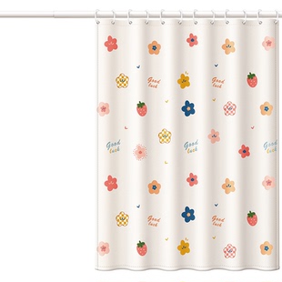 厨房卫生间窗帘遮光防油浴室窗户专用免打孔遮挡拉帘卷帘遮阳帘子