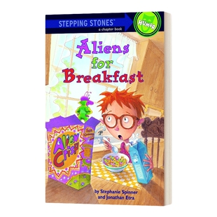 英文原版 Aliens for Breakfast 兰登初级章节书 外星人吃早餐 Stepping Stones 英文版 进口英语原版书籍儿童全英语书