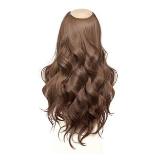 假发片女一片式包边大波浪仿真发隐形无痕增发量氛围大波浪接发片