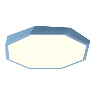 包安装LED吸顶灯超薄北欧创意几何现代简约卧室马卡龙儿童房间灯