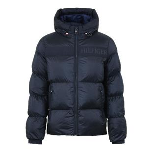 TOMMY HILFIGER汤米希尔费格男士连帽拉链棉服秋冬新款拉链上衣