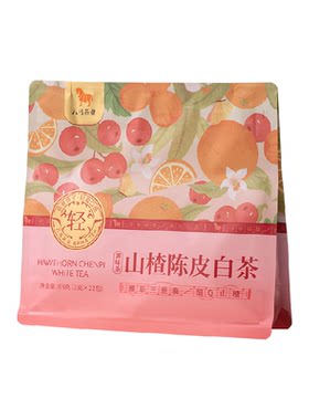 八马茶叶山楂陈皮白茶自饮袋装