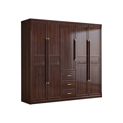 进口纯乌金木衣柜大衣橱高端家具