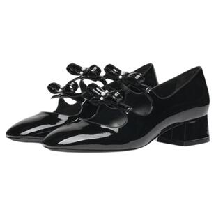 【七夕限定】SW PEARL BOW MARY JANE 35 蝴蝶结双系带玛丽珍鞋女