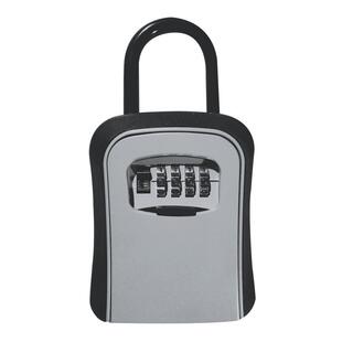 装修钥匙密码锁盒挂钩免安装民宿工地钥匙盒储物盒金属密码收纳箱