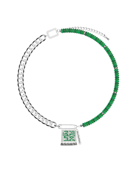 原创设计手工天然绿玛瑙镀金串珠