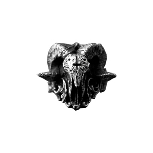 恶魔撒旦羊头戒指克苏鲁个性小众欧美街头复古霸气男女指环配饰品