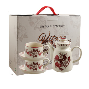 舍里中古风茶具套装水具礼盒家用客厅水壶水杯乔迁新居礼物伴手礼