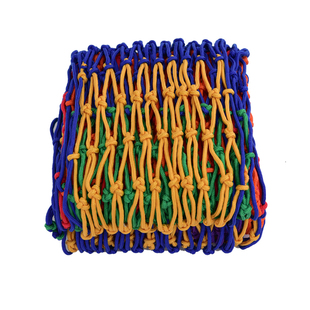 安全网楼梯儿童防护网阳台防坠网麻绳网彩色装饰网建筑尼龙隔离网