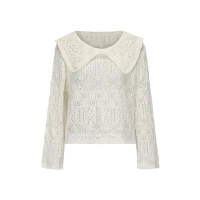 IFBYLAND镂空针织系列翻领毛衣