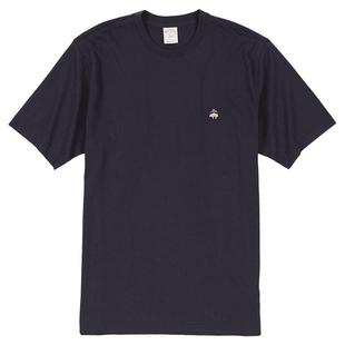 Brooks Brothers/布克兄弟男26夏季刺绣金羊logo纯棉圆领短袖T恤
