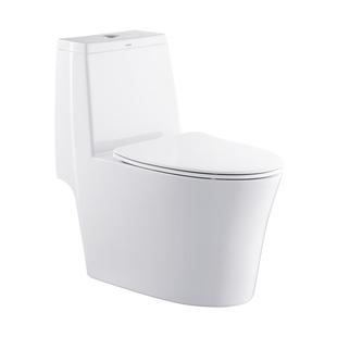 恒洁卫浴超旋风抗菌虹吸式马桶节水陶瓷佛山卫生间家用坐便器911D