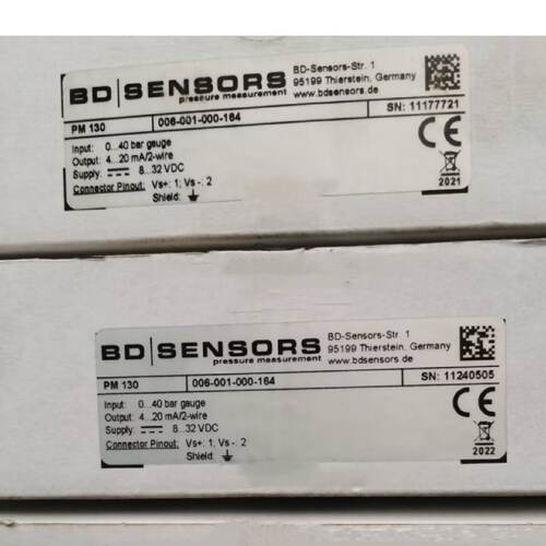 议价BD sensors压力变送器DMK 458-59B-D291-E-2-TR3-F23-1-8-2-0