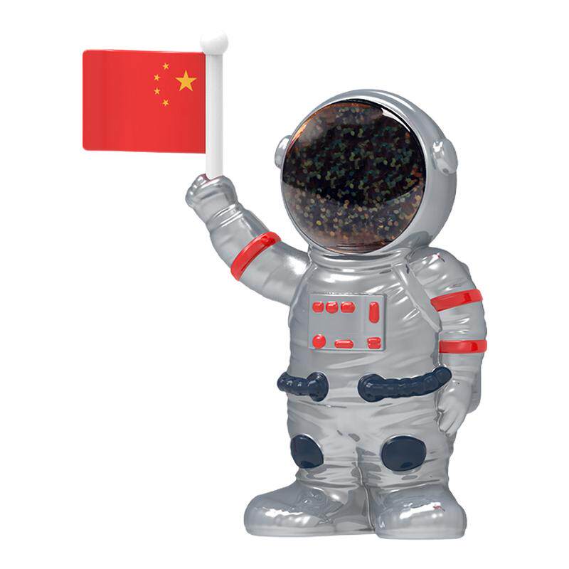 新款太空人车载太阳能摆件