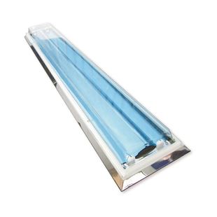 LED净化灯三防洁净灯不锈钢边单双管全套带罩日光灯架40W医用无尘