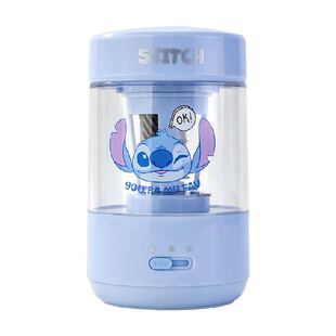 迪士尼儿童全自动削笔机男女孩电动转笔刀充电大口径小学生削笔器